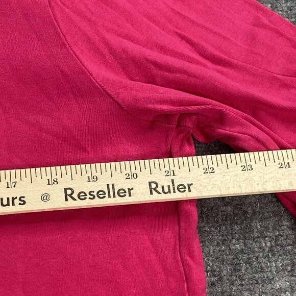 Kim Rogers Top Shirt Lot Of 3 Womens 1X Red Linen SS Pink Red 3/4 Sleeves - Picture 9 of 16